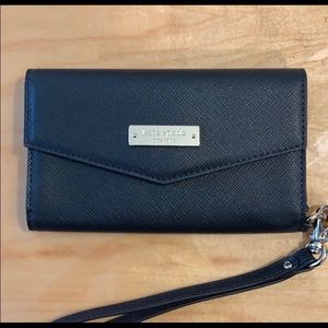 kate spade black wristlet